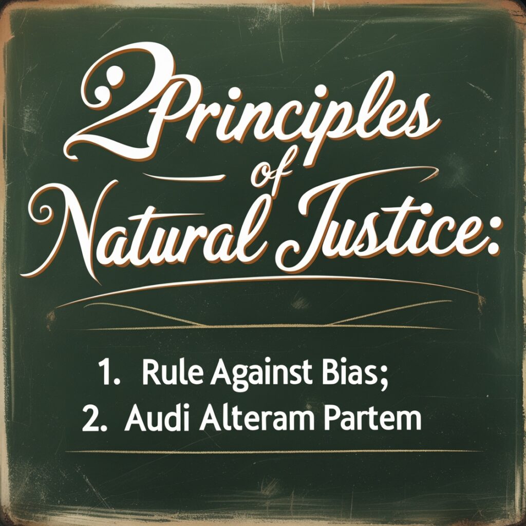 Principles of Natural Justice